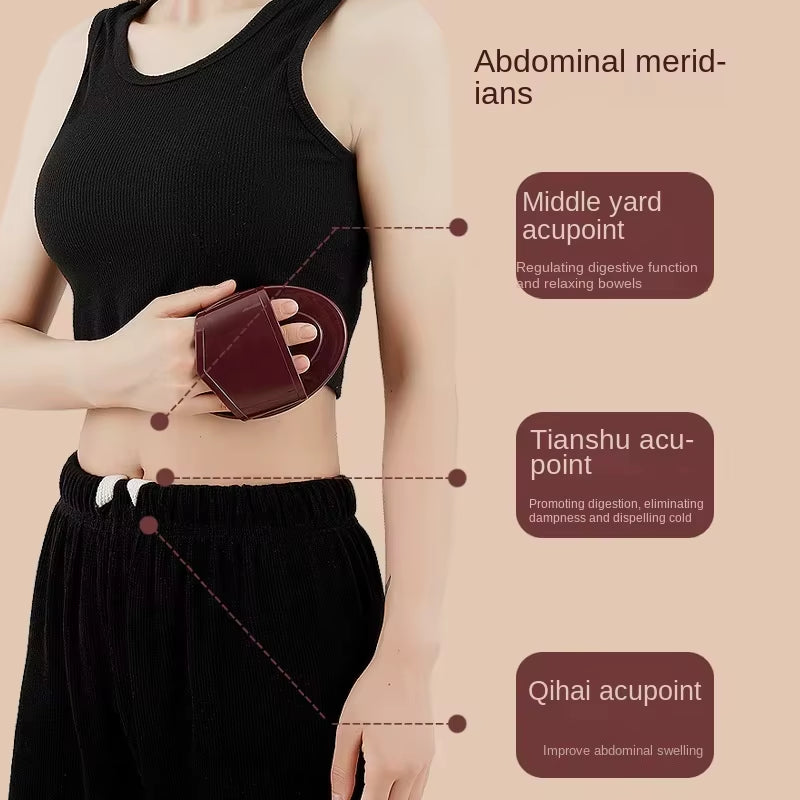 2-Piece Meridian Slimming Brush Manual Massager for Body Relaxation and Slimming