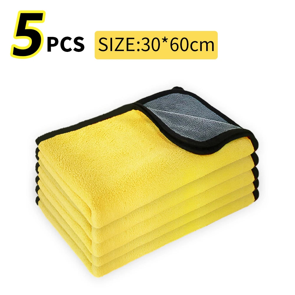 Premium Microfiber Towel for Automotive Cleaning and Detailing