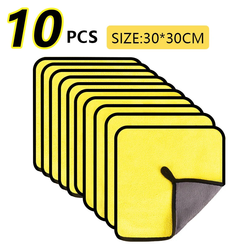 Premium Microfiber Towel for Automotive Cleaning and Detailing