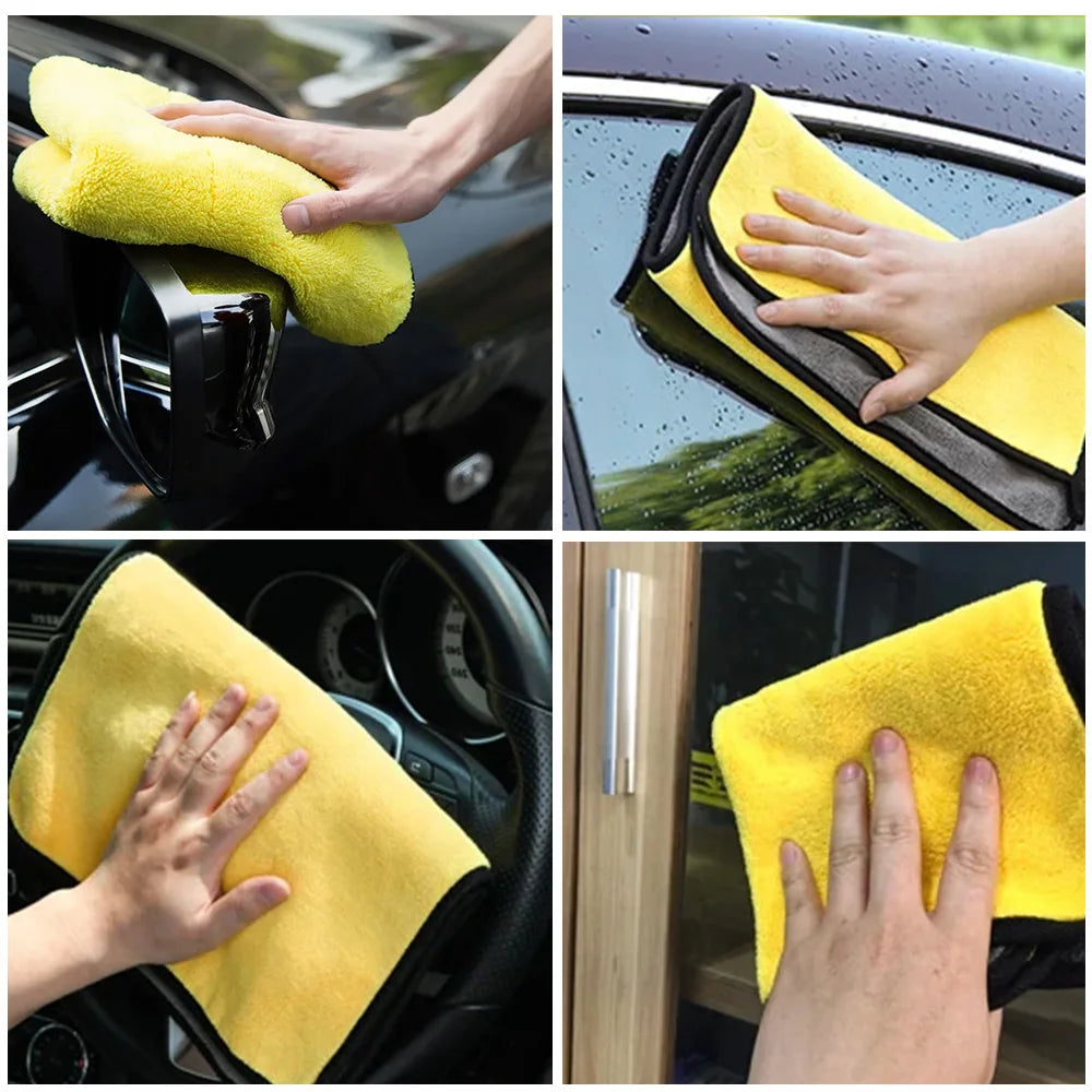 Premium Microfiber Towel for Automotive Cleaning and Detailing
