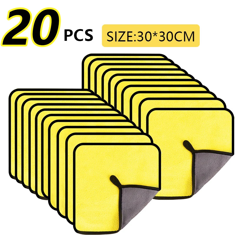 Premium Microfiber Towel for Automotive Cleaning and Detailing