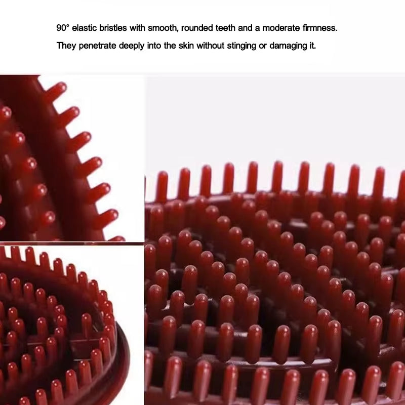 2-Piece Meridian Slimming Brush Manual Massager for Body Relaxation and Slimming